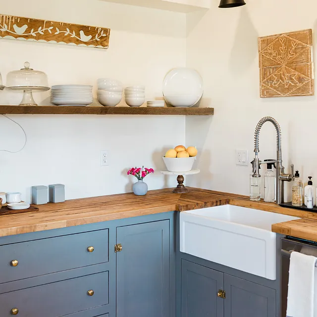 Full renovation kitchen. Bespoke cabinetry, workstops and flooring